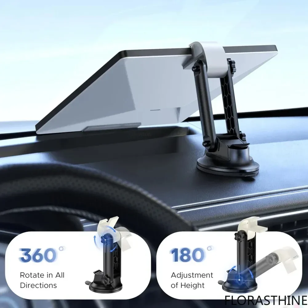 Vehicle Mounted Suction Cup Bracket 360° Adjustable Plastic Vehicle Mounting Bracket for Mini Starlink for GEN3 Ships RV