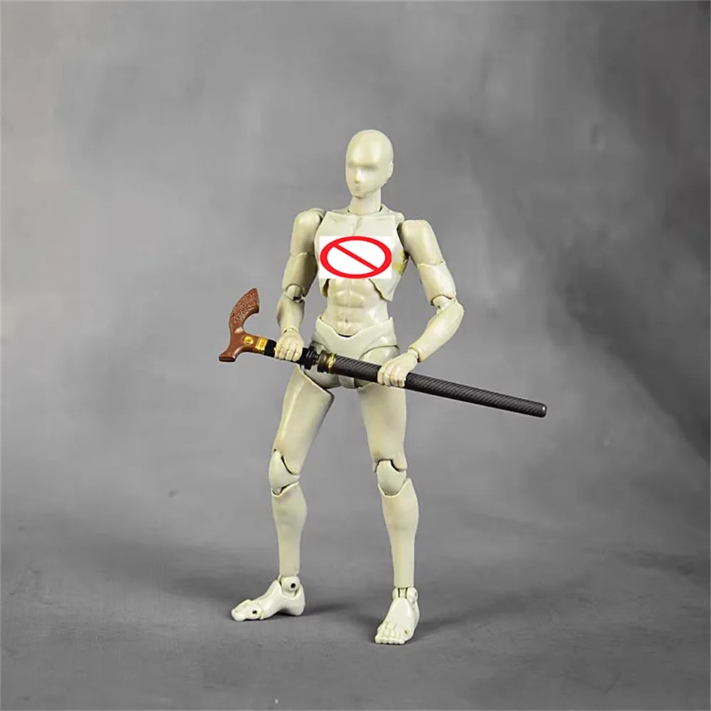 

YYDS 1/12 Scale Scene Miniature Toy Cane Sword Staff Model Props Fit 6'' Action Figure Soldier In Stock