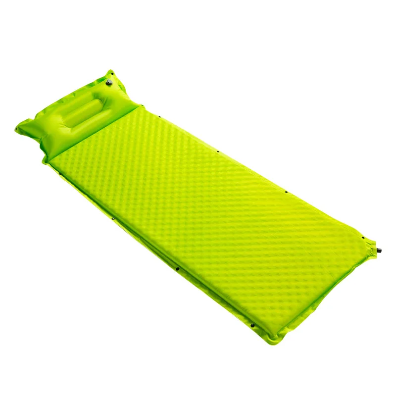 

Outdoor single automatic inflatable pad, camping moisture-proof sleeping pad, Oxford cloth beach folding pad