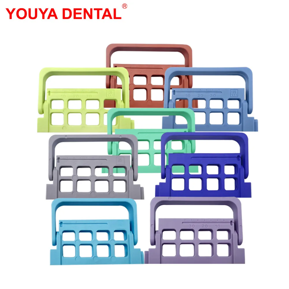 1pc 8 Holes Dental Endo Files Holders Dentistry Endo Block Endo Box for Endodontic Files Sterilization Autoclavable Dentist Tool