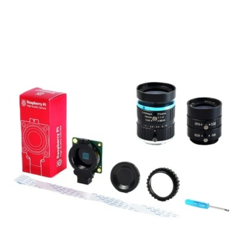 

Raspberry Pi HQ Camera IMX477 Camera 6mm Wide Angle 16mm Telephoto