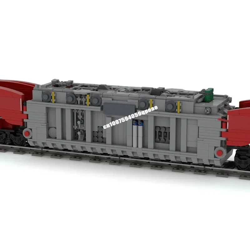 مدينة جديدة التقنية قطار السكك الحديدية Moc Schnabel سيارة Uaai 839 نموذج لغز مخصص لتقوم بها بنفسك الأفكار الإبداعية الاطفال اللعب هدايا عيد الميلاد