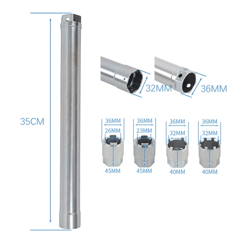 Imagen 2 del producto Herramienta de desmontaje, herramienta de sujeción de varilla de amortiguación de horquilla para barril interno de núcleo de amortiguador