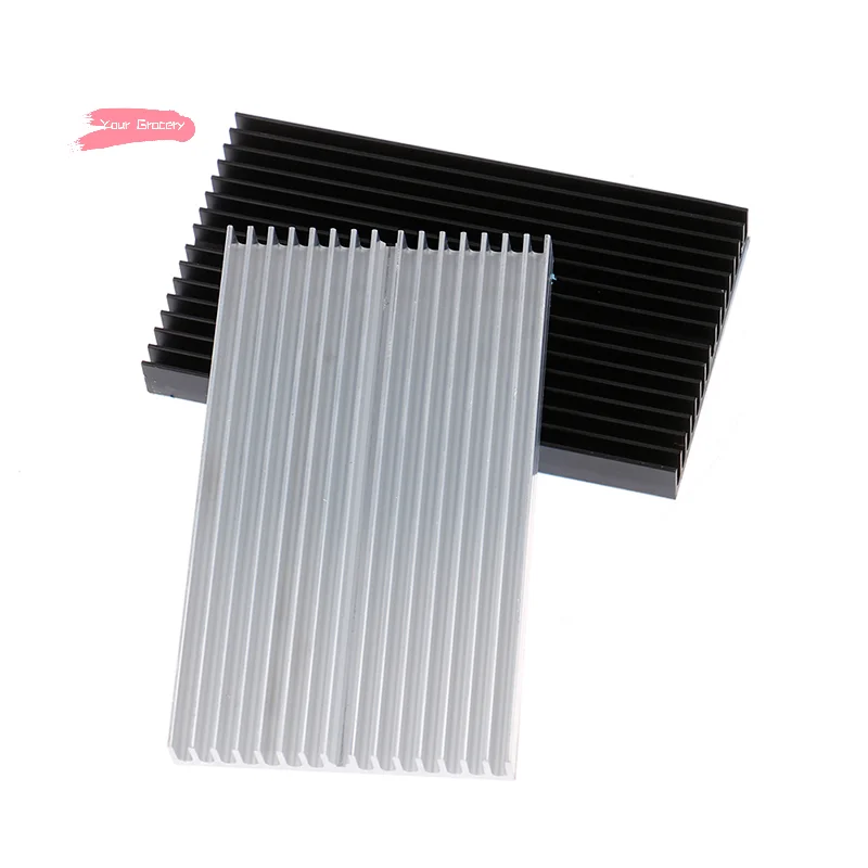 Y-1Pc 100MM Aluminum Alloy Heatsink Cooling Pad LED IC Chip Cooler Radiator Heat Sink