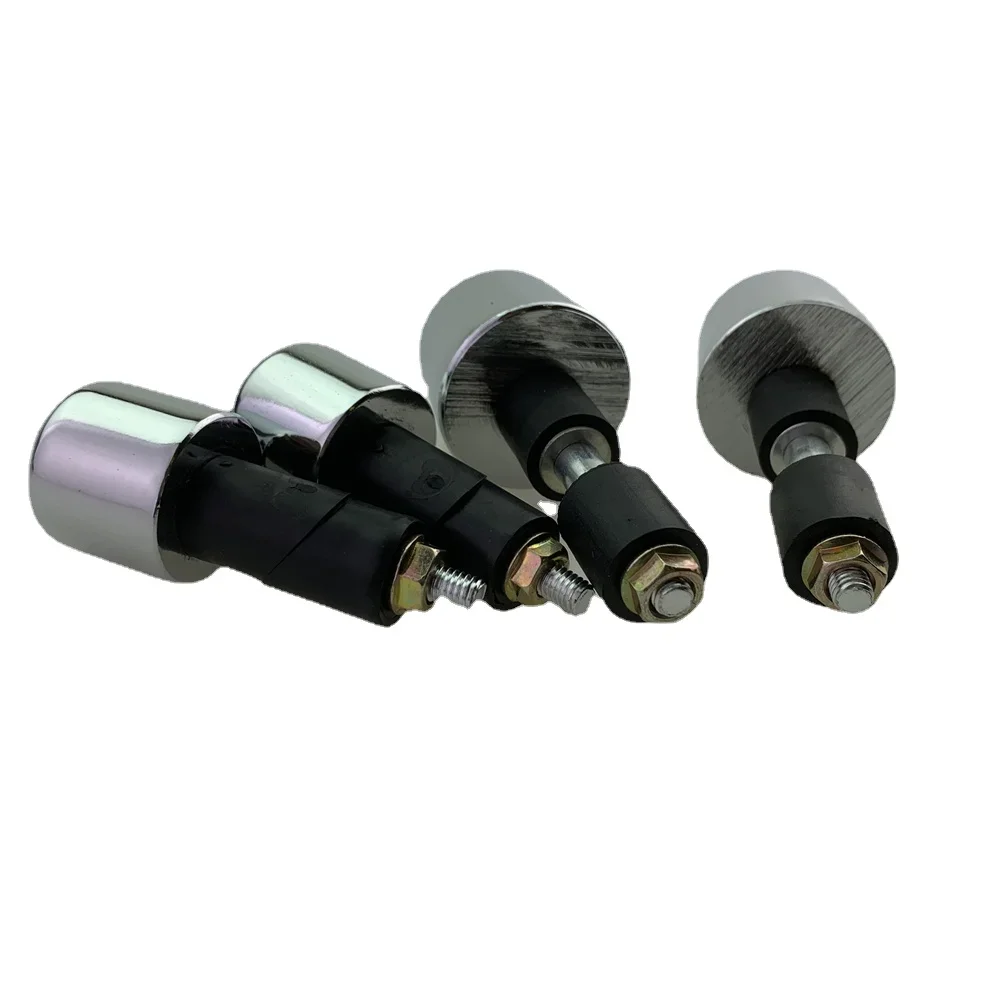 Silver, Black for Motorcycle Modified Handlebar Balancing Head Handle Gambling Iron Balance Weights Handlebar Plugs,1PAIR