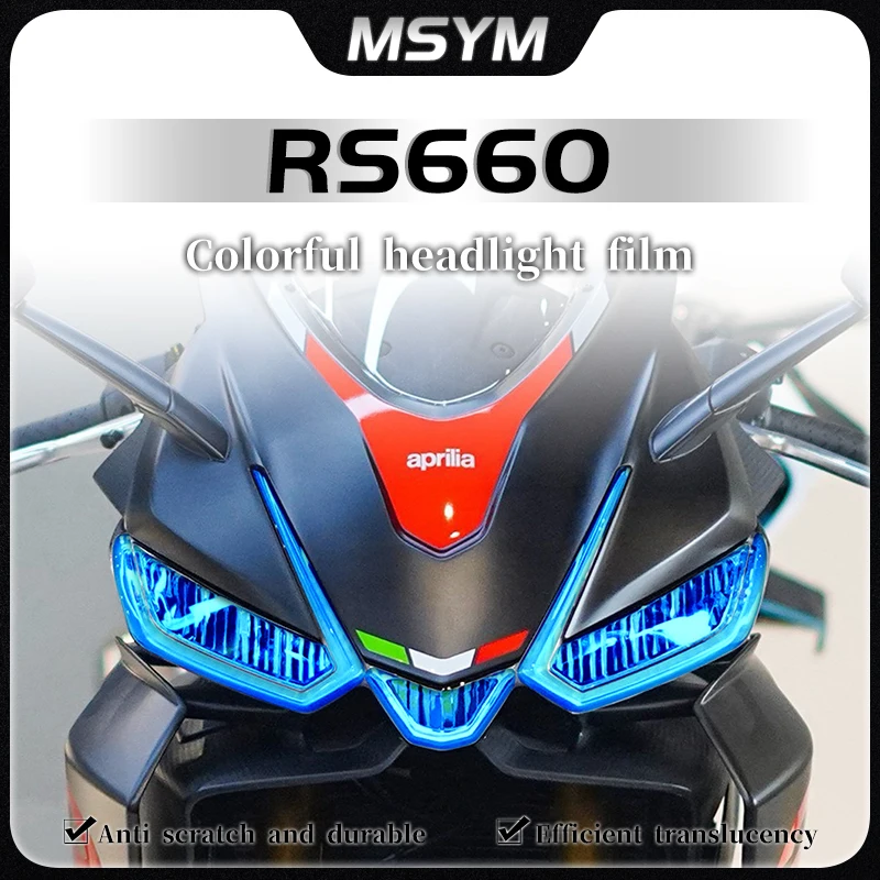 Motorcycle headlight tail light film instrument film transparent protective film accessories For Aprilia RS660 RS 660 rs660