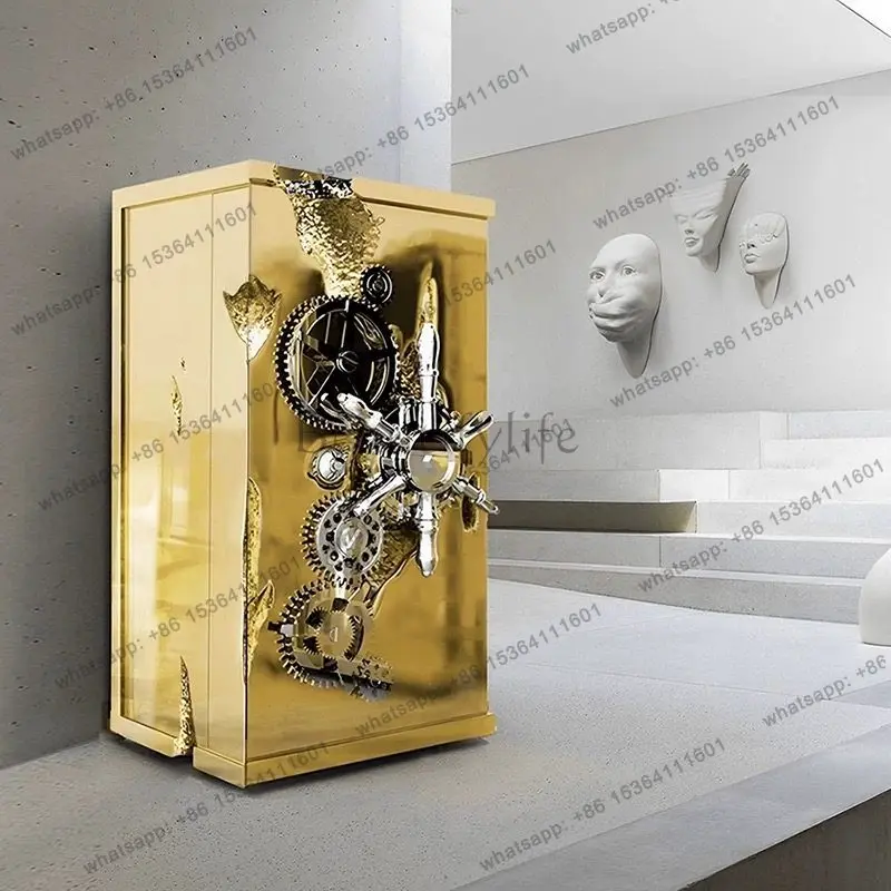 Italian machinery light luxury large floor-to-ceiling safe villa high-end anti-theft stainless steel