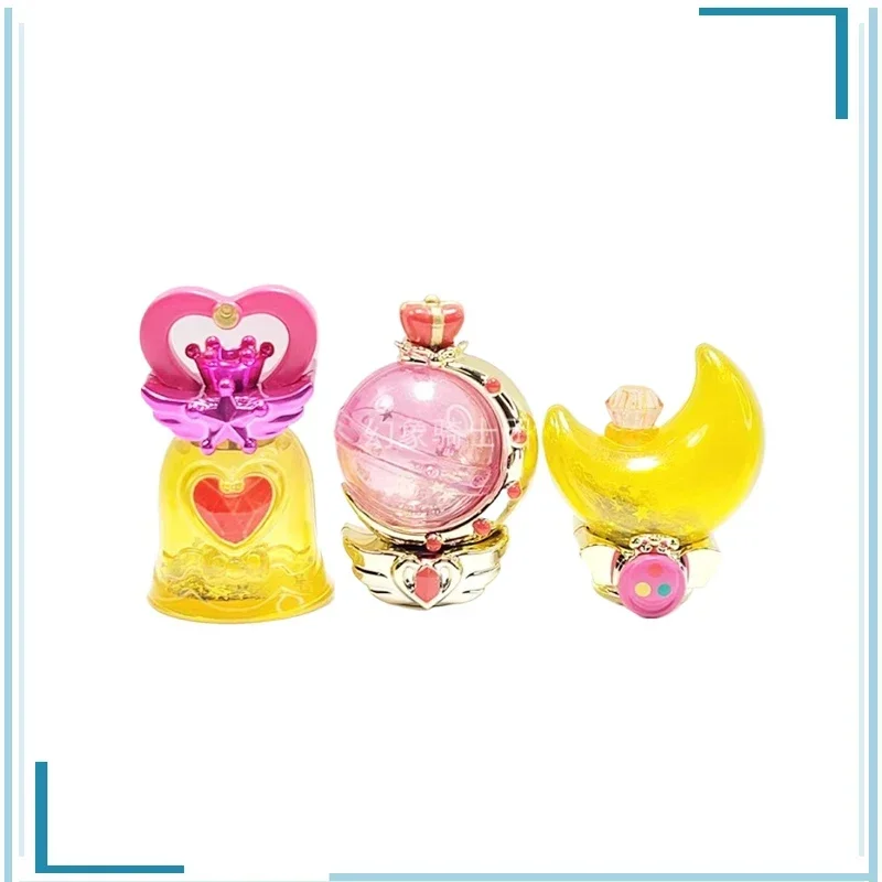 BANDAI Sailor Moon Transformer Perfume Bottle Gashapon Childhood Memories Ay Gives A Girl Keepsake Kawaii Figure Model Toys