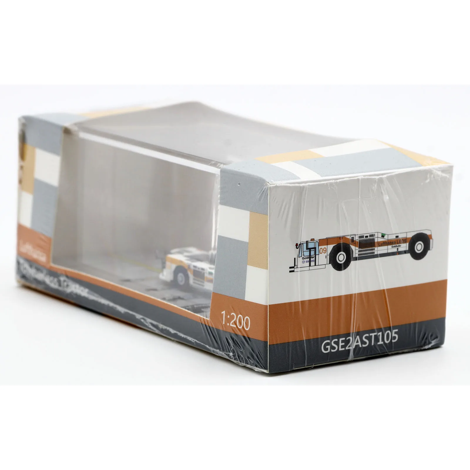 GSE2AST105 Lufthansa LEOS Push Back Tow JC Wings GSE 1:200 Alloy Collectible Towbarless Tractor Diecast model