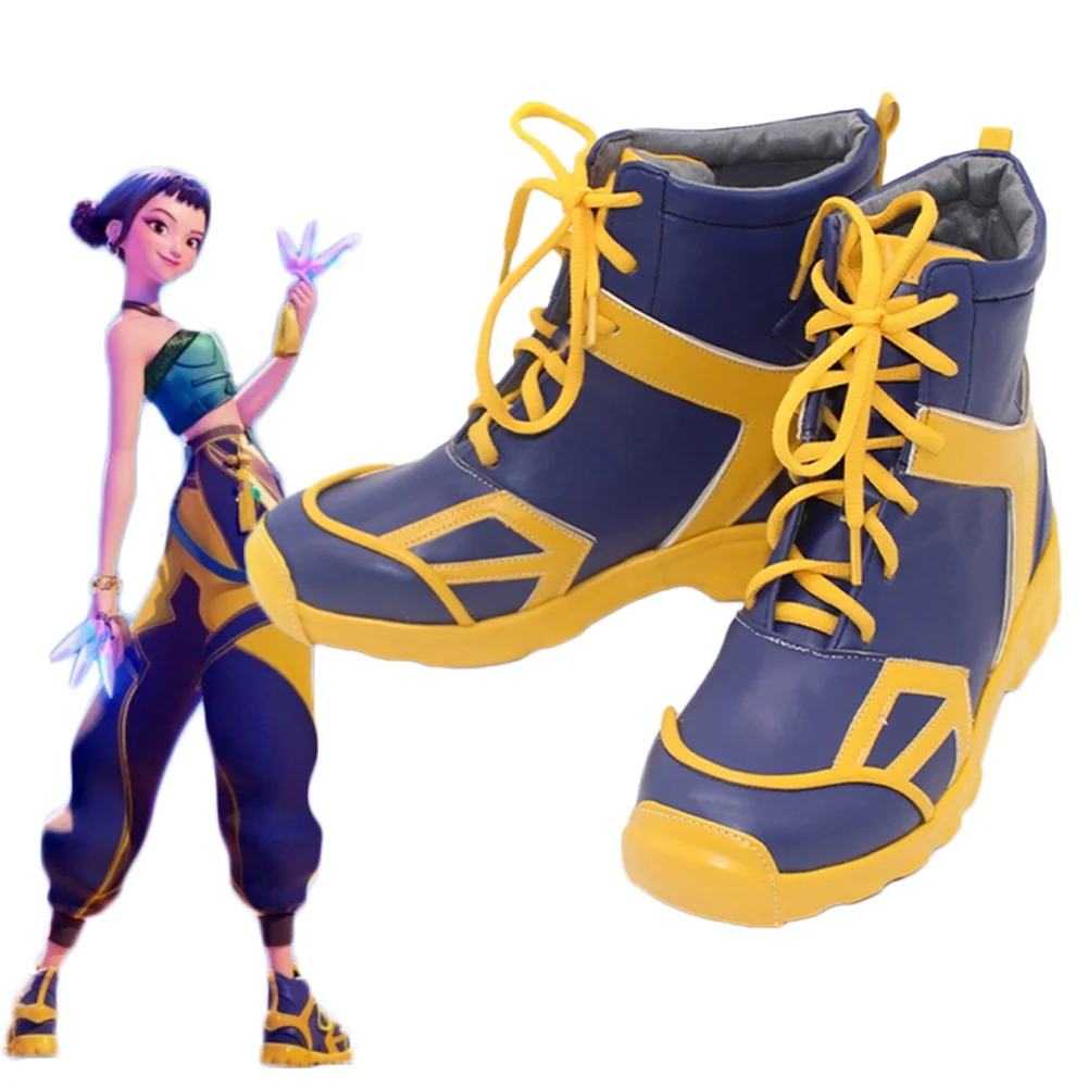 

Fantasia Demon Hunter of KPop Zoey Boots Shoes Women Cartoon Disfraz Costume Accessories Women Halloween Carnival Party Props