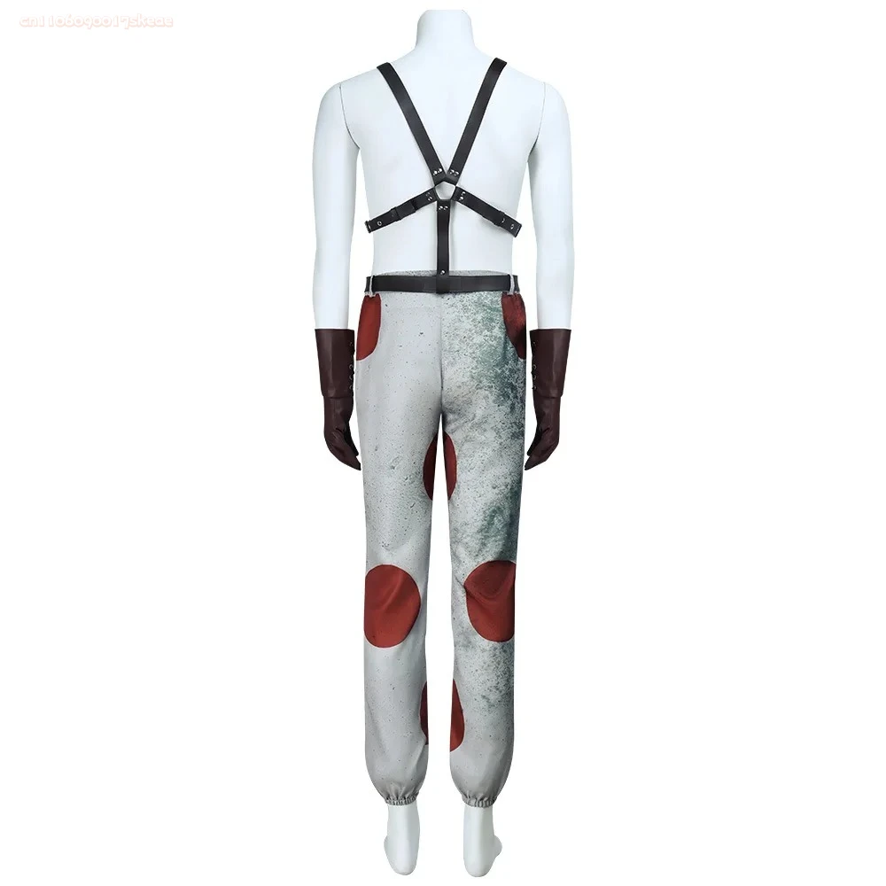 ТВ-серинг, витой металл, сладкий зуб, карнавальный костюм для взрослых и мужчин, брюки, пояс, плечевой ремень, наряды клоуна, карнавальная одежда на Хэллоуин