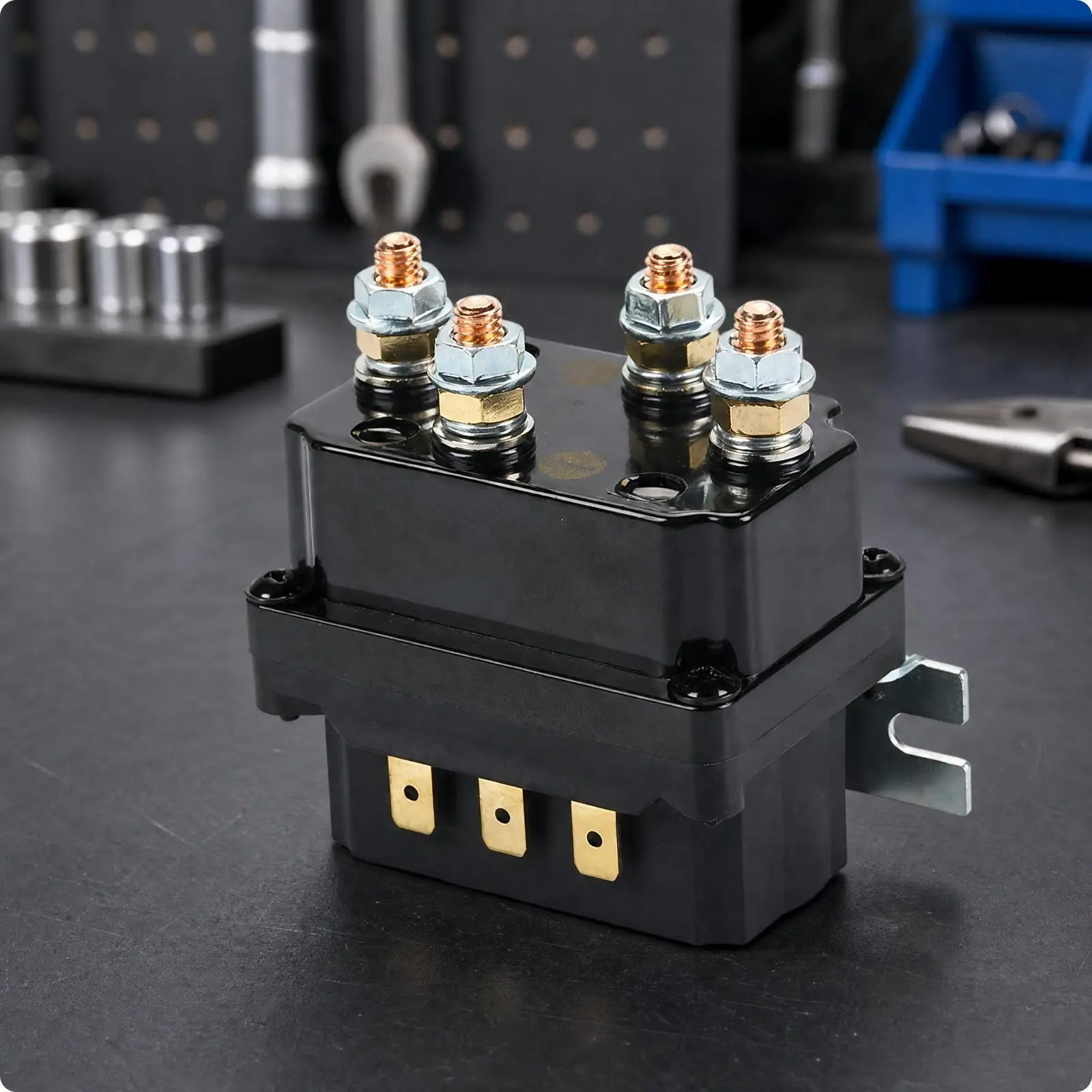 Waterproof 250A Winch Solenoid Relay 12V Built in for Off Road Truck and SUV Winch System