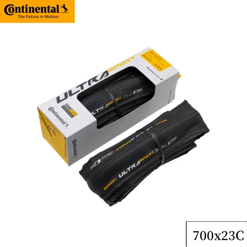 Continental ULTRA SPORT III Original Anti-Pannen-Straßenreifen in Wettkampfqualität, faltbarer Straßenreifen für Anfängertraining, 700 x 23/25/28 °C
