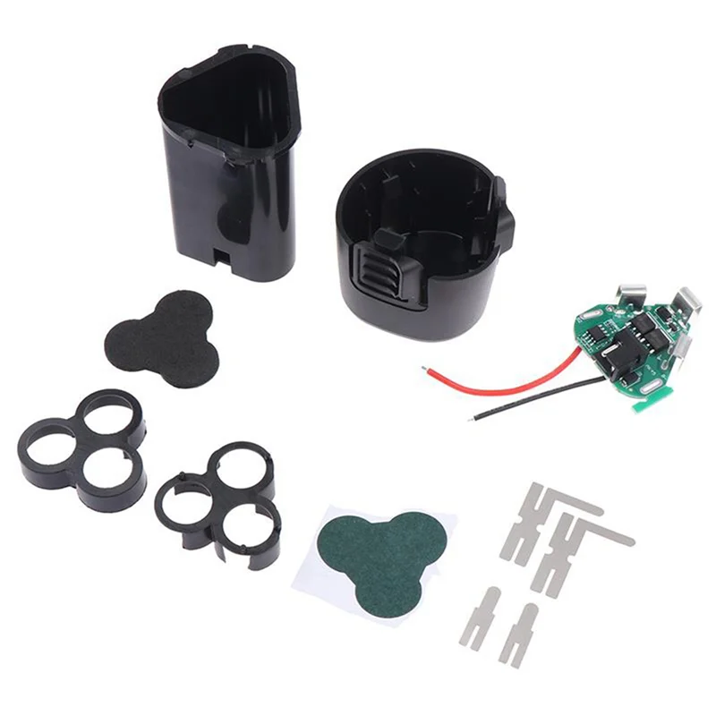 A02F-8Set 12 V DC Elektrowerkzeug Handbohrmaschine Power Li-Batterie Schutzplatine BMS 18650 Lithium Box Circuit Pack Shell