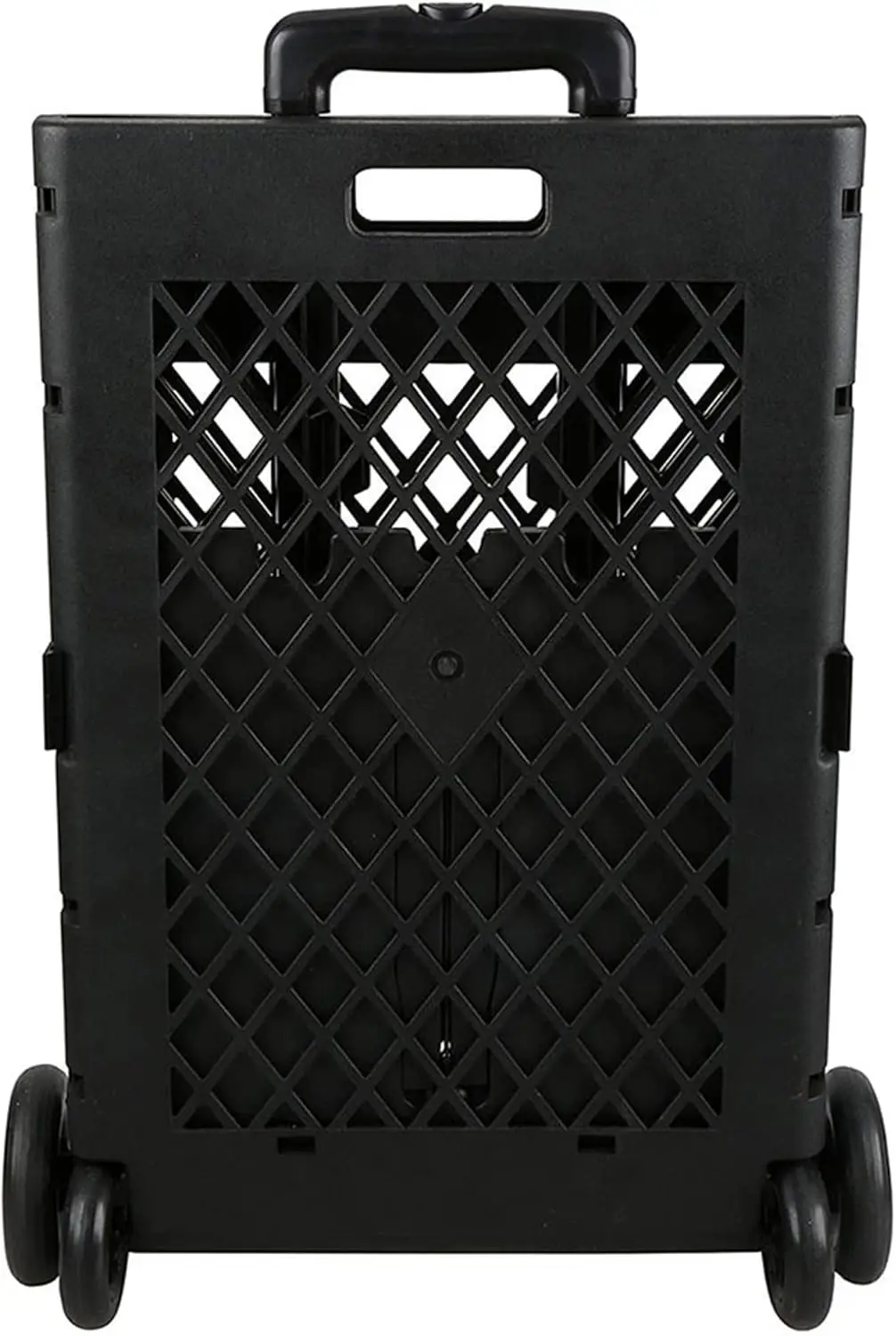 Portable Mesh Tool Cart with Telescopic Handle, 55 Lb. Capacity, Folds to 3 Inches for Easy Storage