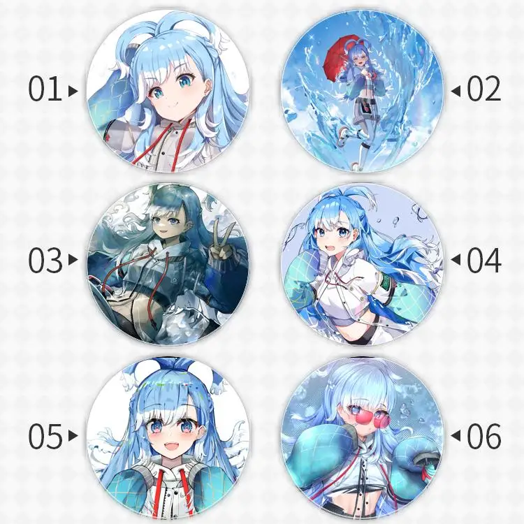 Kobo Kanaeru شارة بروش ، Vtuber الظاهري YouTuber ، مرساة الأجهزة الطرفية ، دبوس الملحقات ، على ظهره الديكور ، التلبيب ، حقيبة مدرسية