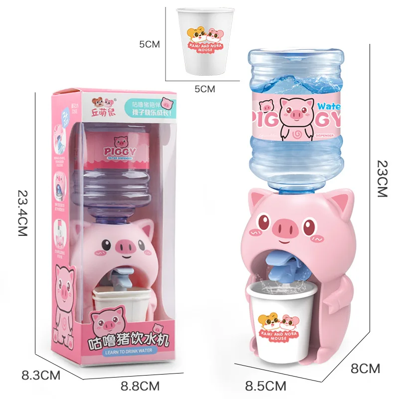 Mini Cartoon Drink Water Dispenser Toy Kitchen Play House Toys Mini Water Dispenser Toy Kitchen Playhouse