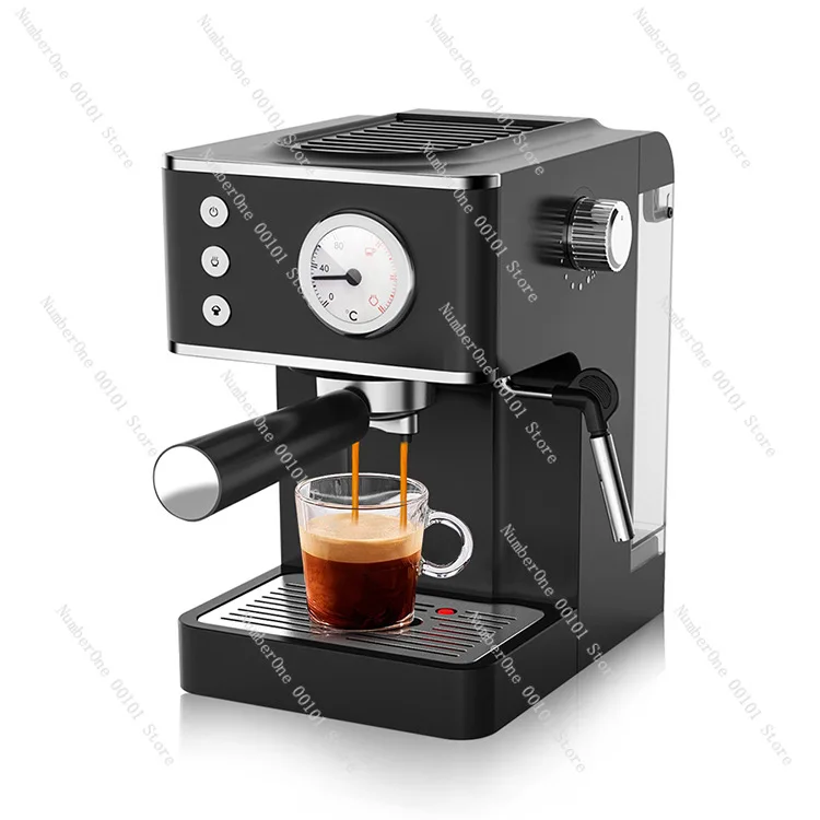 

Italian semi-automatic pressure coffee machine household espresso small
