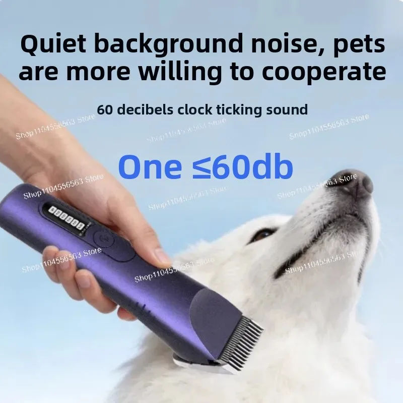 LB-970D Professional Pet Clippers High Power Dog Cat Hair Trimmer Grooming Tool with Blade