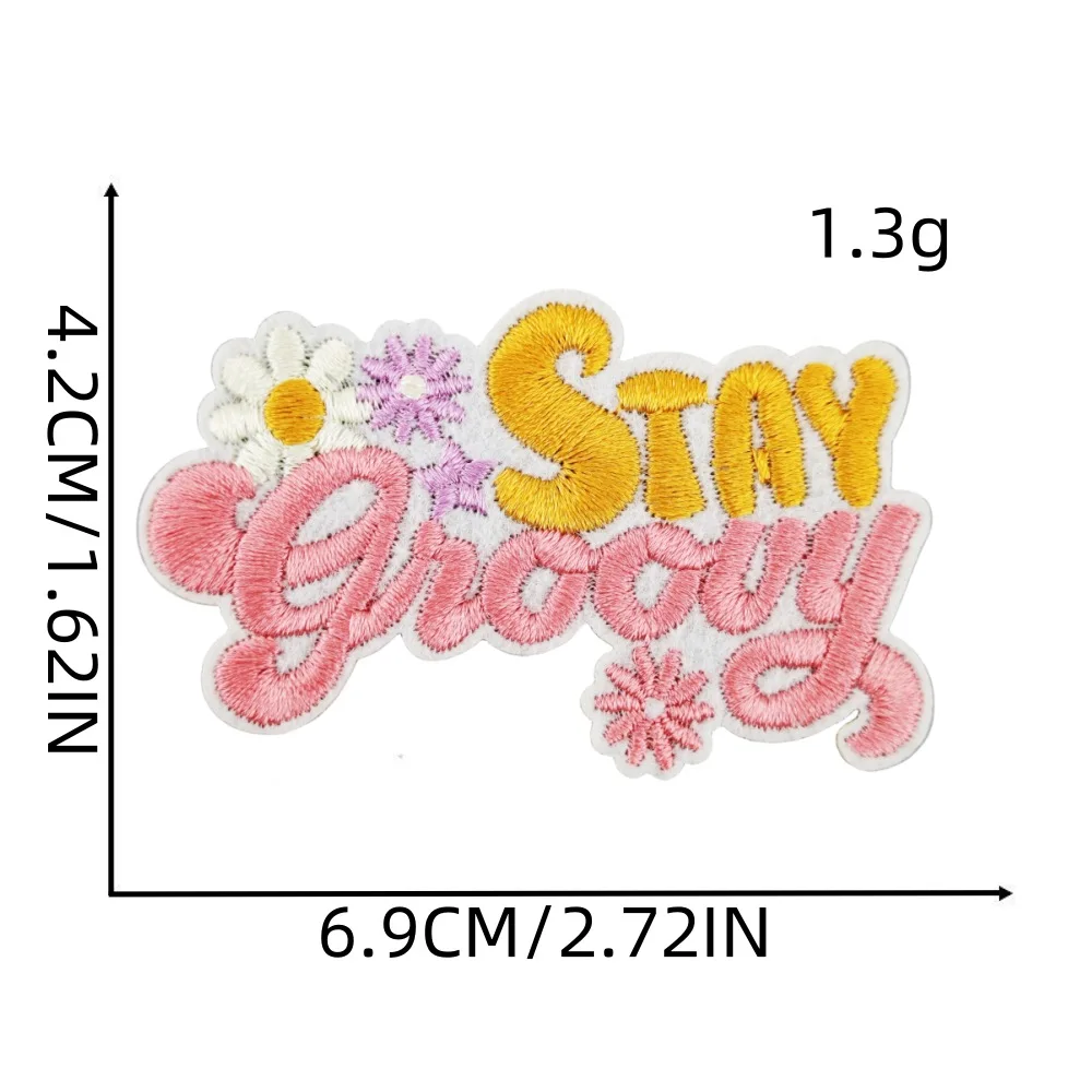 Sun Flower Bus Butterly Eye Emblem Clothing Accessories Badge Sticker Embroidered Embroidery Sticker Iron-on Patches