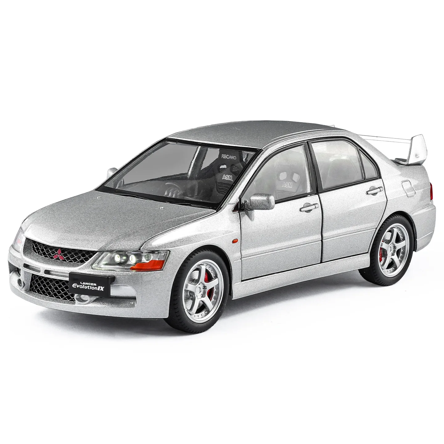 

1:24 Mitsubishi Lancer Evolution IX EVO модифицированный автомобиль из сплава, модель автомобиля, звук и свет, детские игрушки, коллекционные предметы, подарок на день рождения