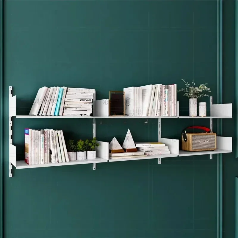 Factory Direct Compatible With Metal Display Bookcase Magazine Rack Wall Modern Bookcase Office Library Muebles Organizador