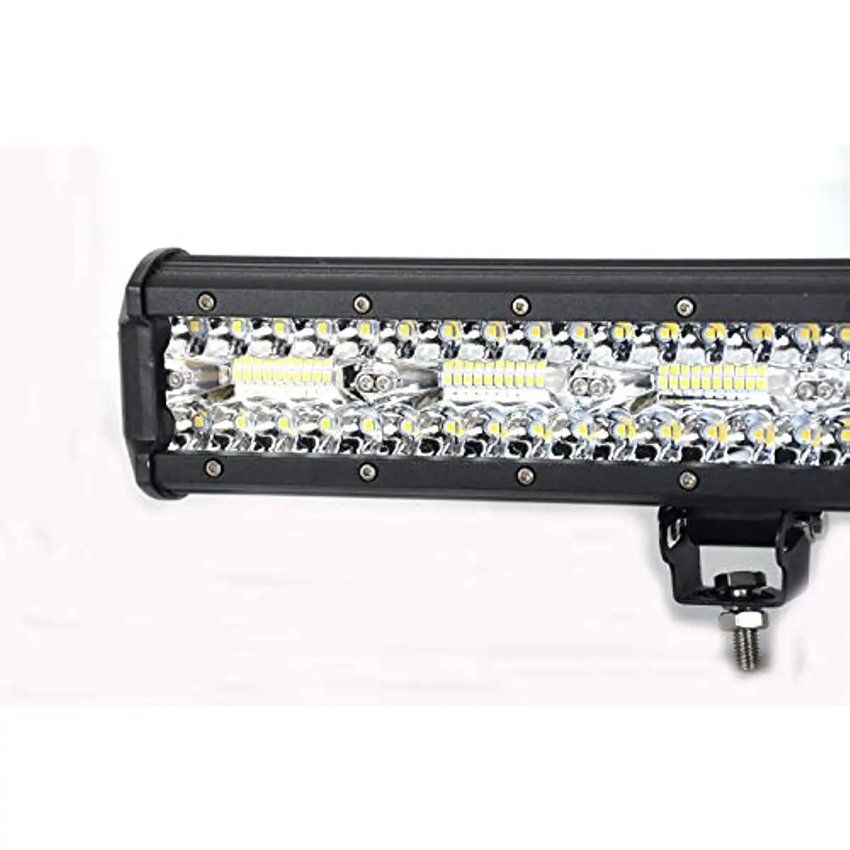 20 Inch 420W Led Light Bar Triple Rows with Adjusted Bracket Work Lamp Spot Flood Combo Driving Lights Offroad Lamp