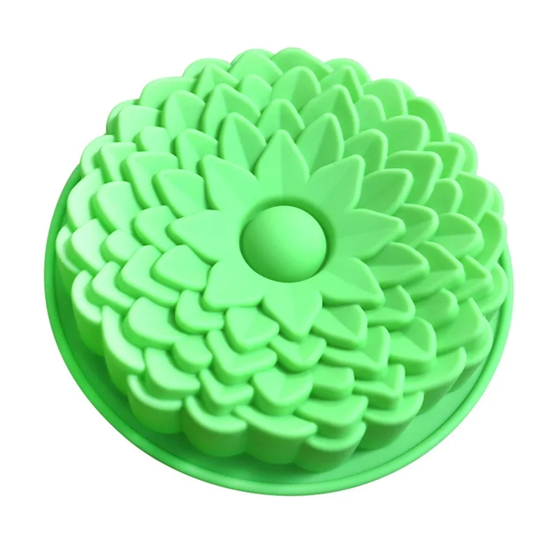 Large silicone cake mold silicone oven cake mold sunflower sunflower shape