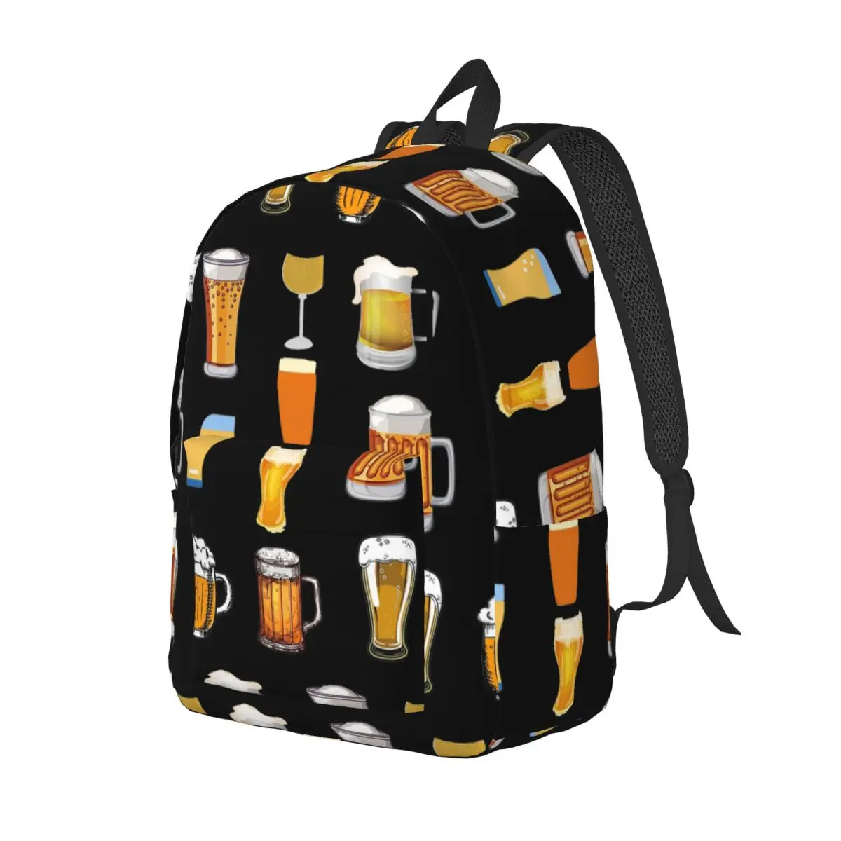 

Beer Socks And More Backpack Daypack Large Capacity Children BookBag School Bag Shoulder Bags for Men Women