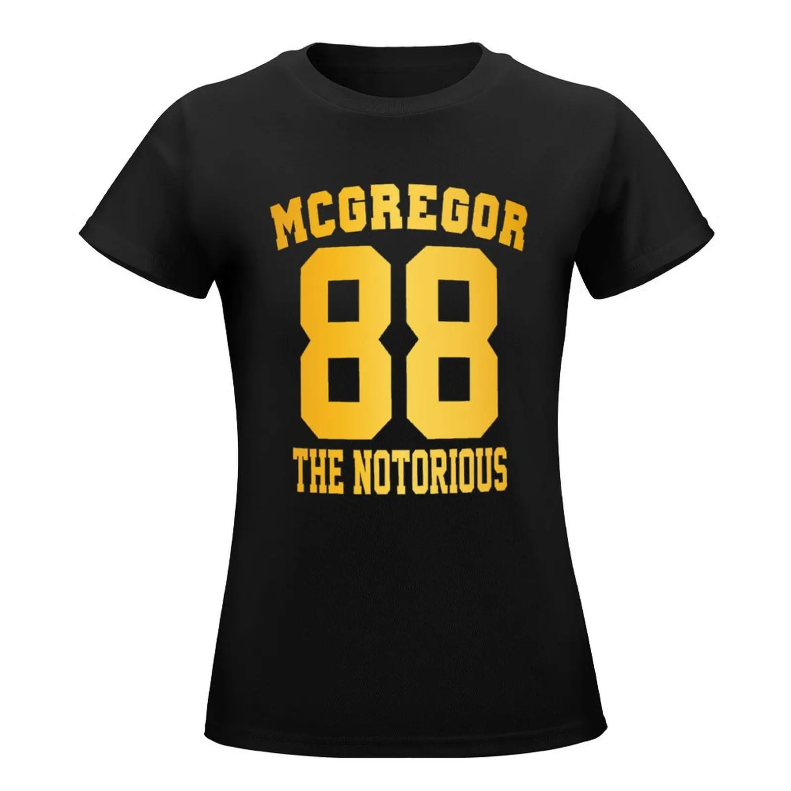 conor mcgregor 88 T-Shirt Blouse tops Aesthetic clothing kawaii clothes Womens graphic t shirts