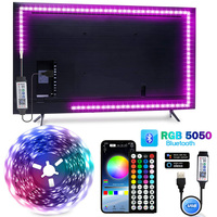WiFi LED Strip Lights USB 5050 RGB Lamp Tape TV PC Backlight APP Work With Alexa Google Room Light 5M 10M 15M 20M Flexible Diode