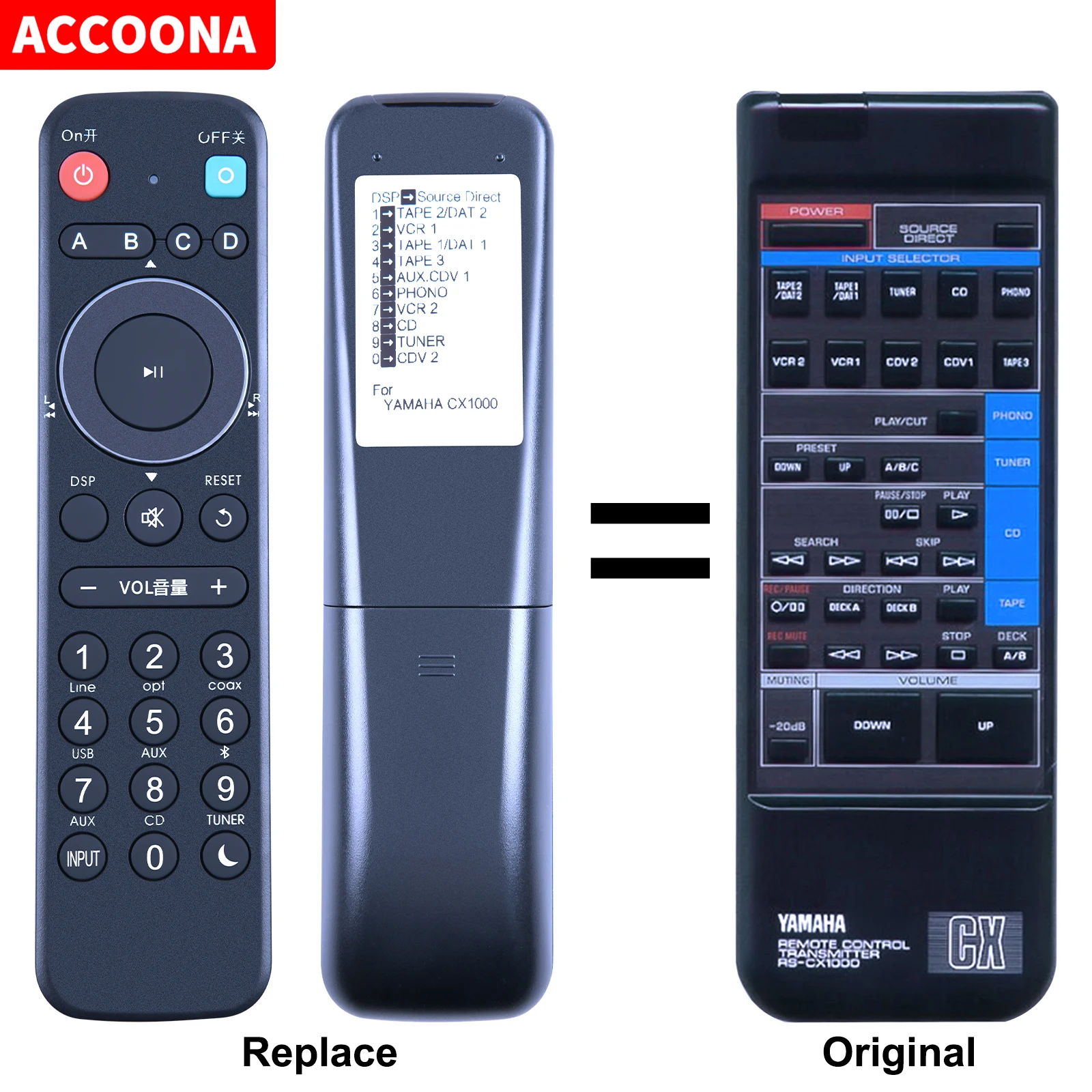 Remote control RSCX1000 RS-CX1000 for Yamaha CX1000 CX-1000