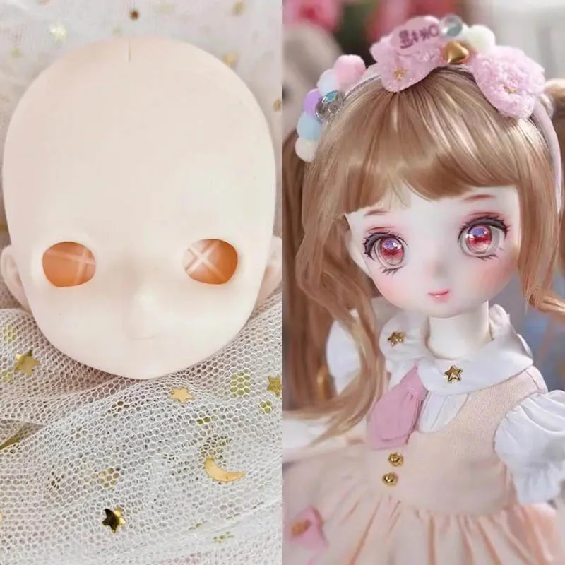 Anime Doll 1/6 Bjd Doll Accessories 28cm Height Girl Play House Makeup Toys Dress Up Toys Gift with Free Eyes