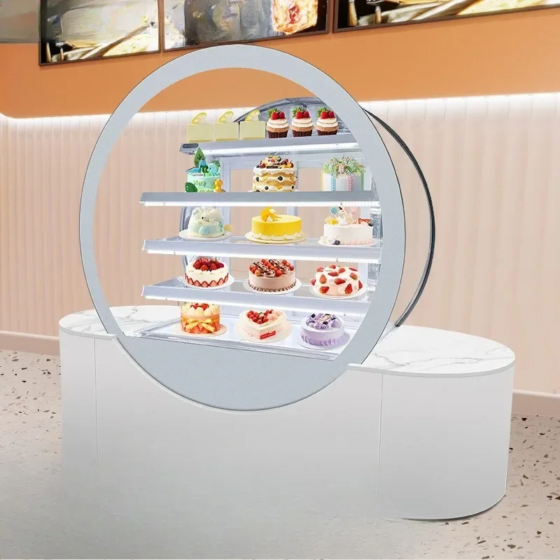 Air-cooled refrigerated dessert West Point mousse display cabinet, beverage fruit fresh-keeping cabinet, ingot cake cabinet