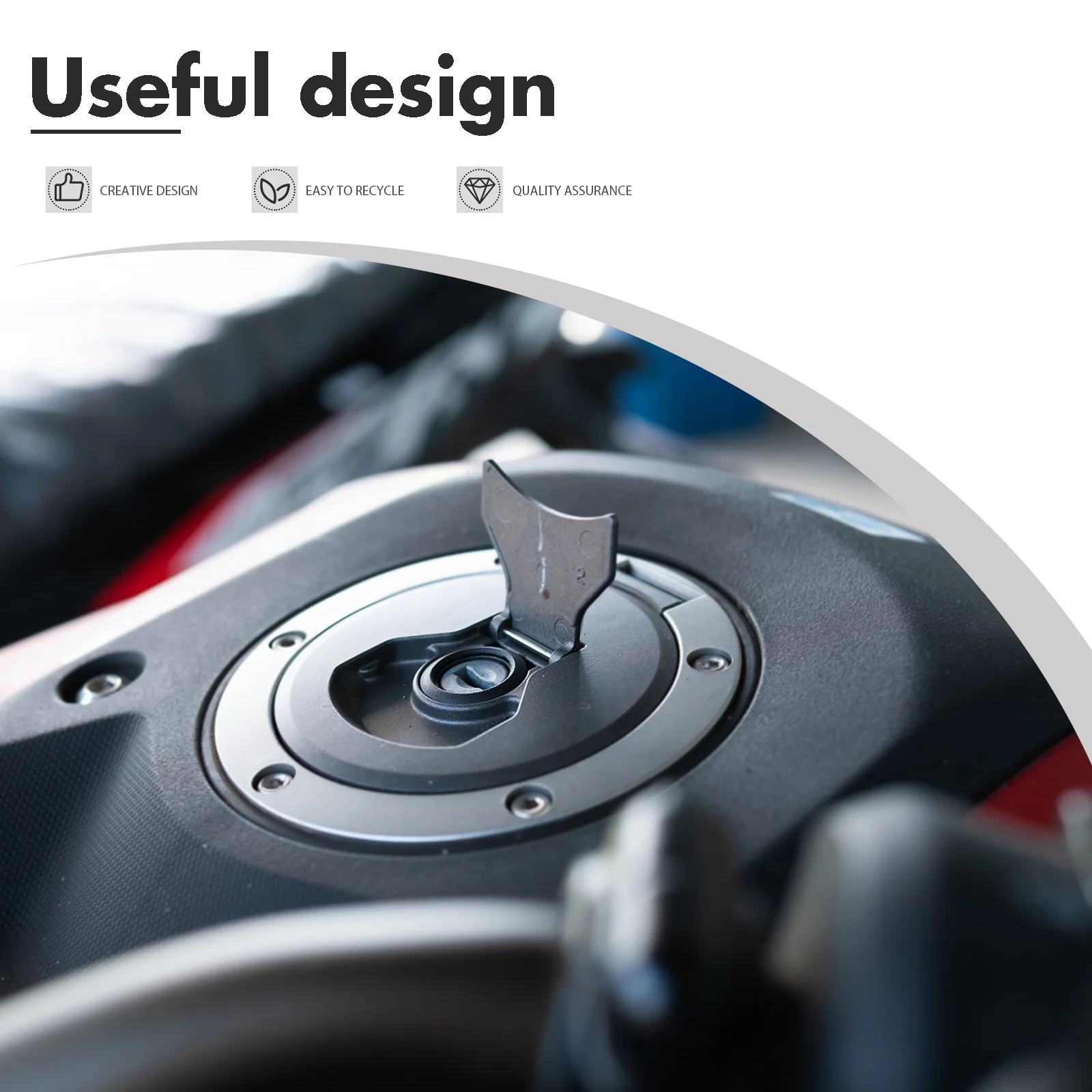 

Стильная наклейка на бензобак мотоцикла, защитная наклейка на топливный бак, простая установка, резиновый материал Z1000sx Gtr1400