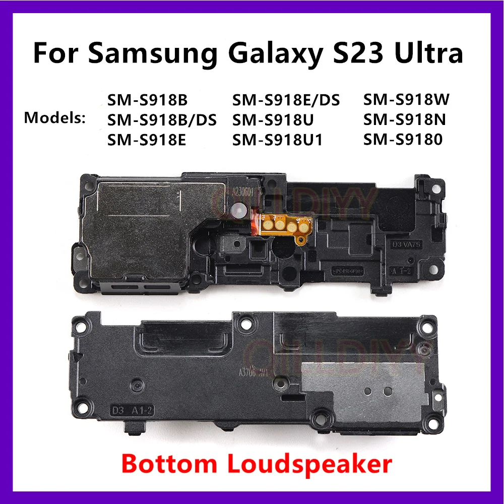 

Громкий динамик для Samsung Galaxy S23 Ultra SM-S918B S918E/DS S918U S918, громкоговоритель, зуммер, звуковой модуль, плата S23U