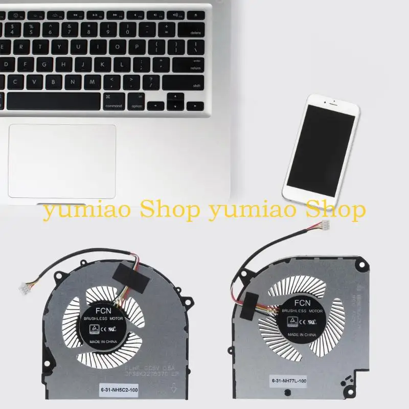 587B CPU GPU Cooling Fan For Hasee G7-CT5NA G7 CT7NA G7-CU7NA CNH5S01 G7-CU7NK CT7NT G8-CU7NK CU5NB CT7NK Laptop Fans