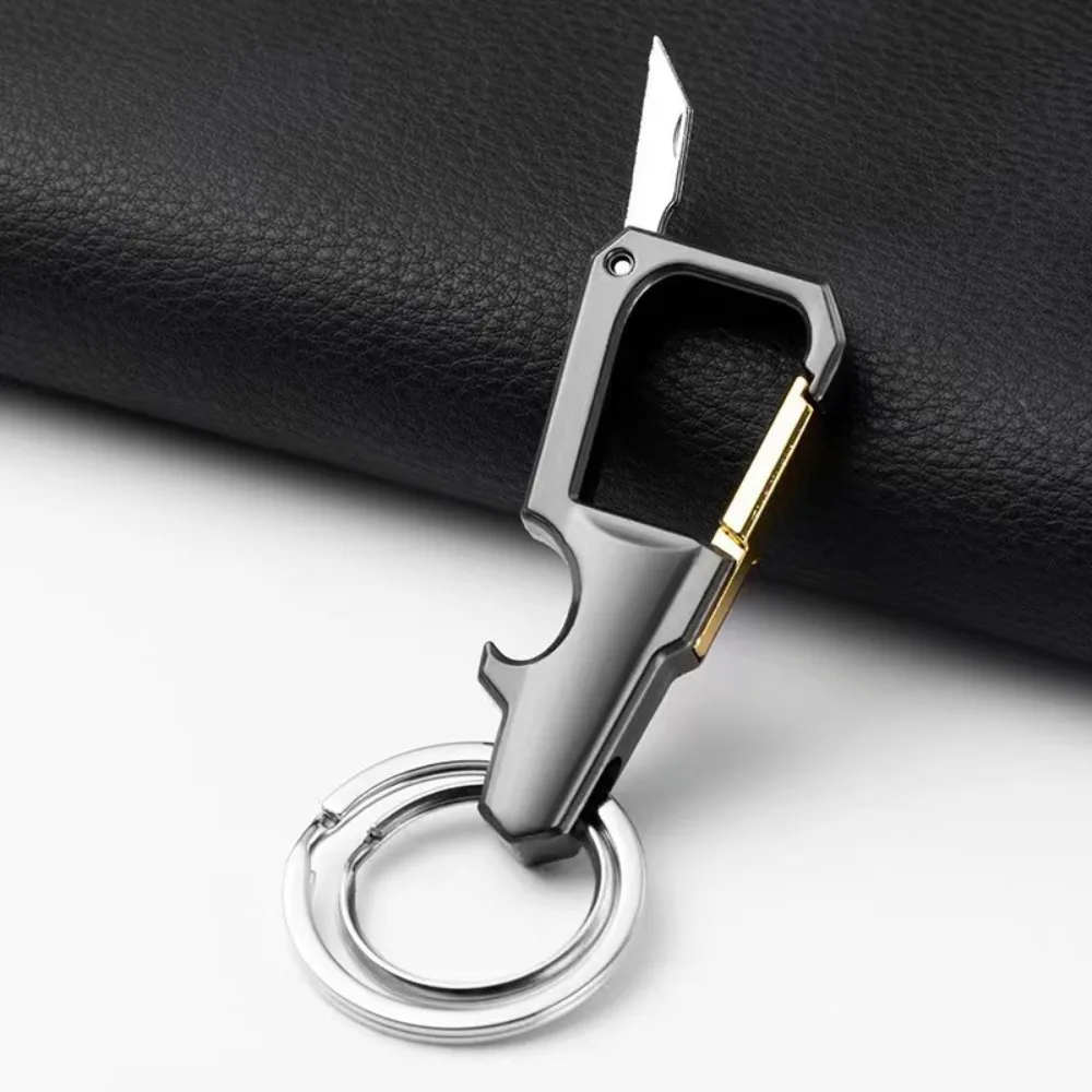 Creative Metal Bottle Opener Open The Express Delivery Envelope Multi-functional Key Chains for Women Men Jewelry Accessories