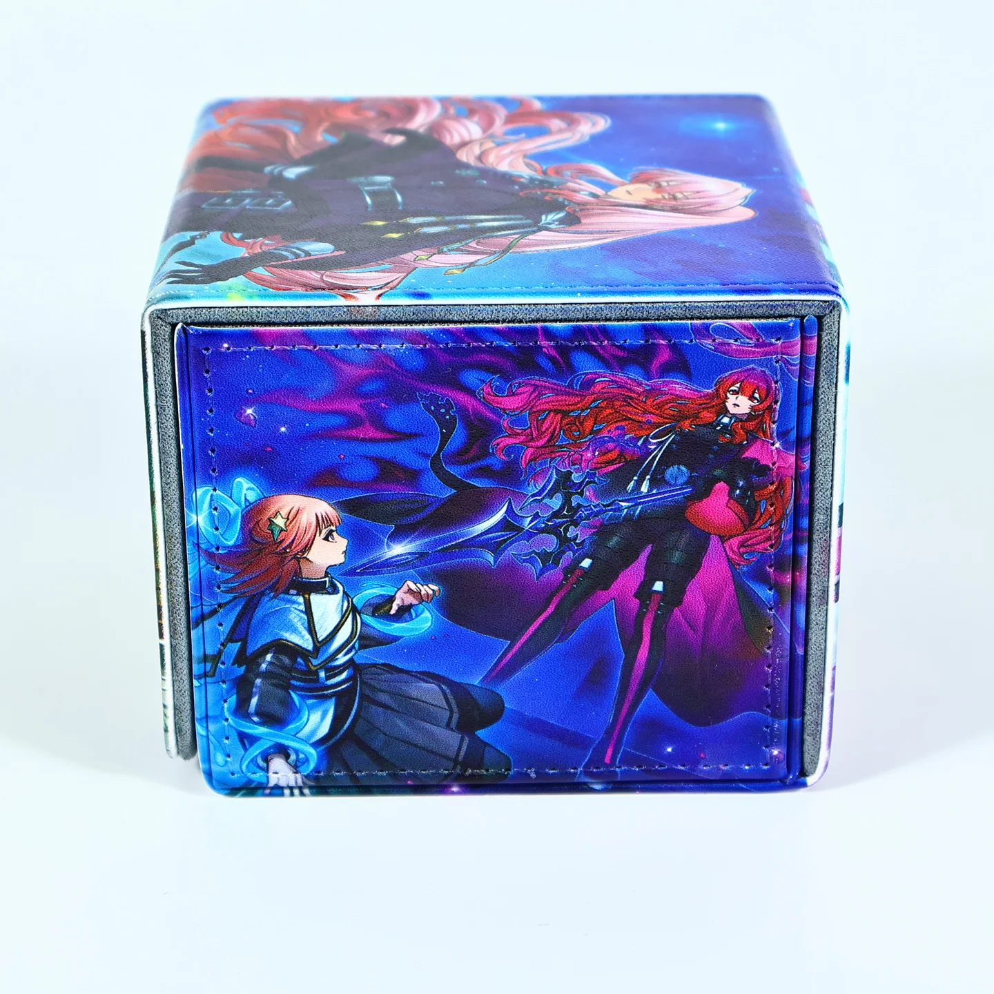 ديي ذاتية الصنع يو غي أوه! صندوق تخزين بطاقات Exosister Ygo Exosister Elis صندوق حماية بطاقات مجموعة جلدية هدية بطاقة الرسوم المتحركة #5