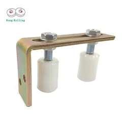 Sliding door sliding nylon roller support,gate nylon roller,nylon door limiter,plastic backing roller,door accessories.