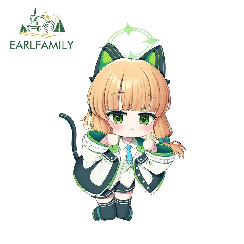 

EARLFAMILY 13 см x 8,3 см кошачьи уши Чиби аниме автомобильные наклейки кондиционер забавные наклейки доска для серфинга креативные инструменты авто графика