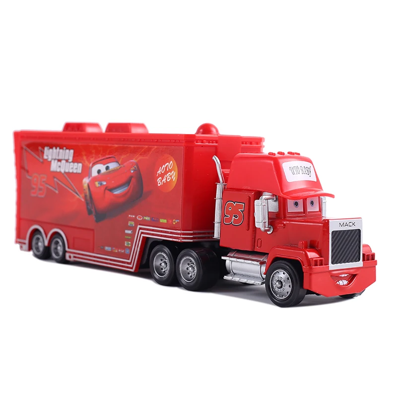 Auto-Transporter Lightning McQueen Jackson Storm Daniel Swervez Chick Hicks' Transporter Legierungs-Druckgussmodell Spielzeug-Container-LKW Geschenke – Detail 33