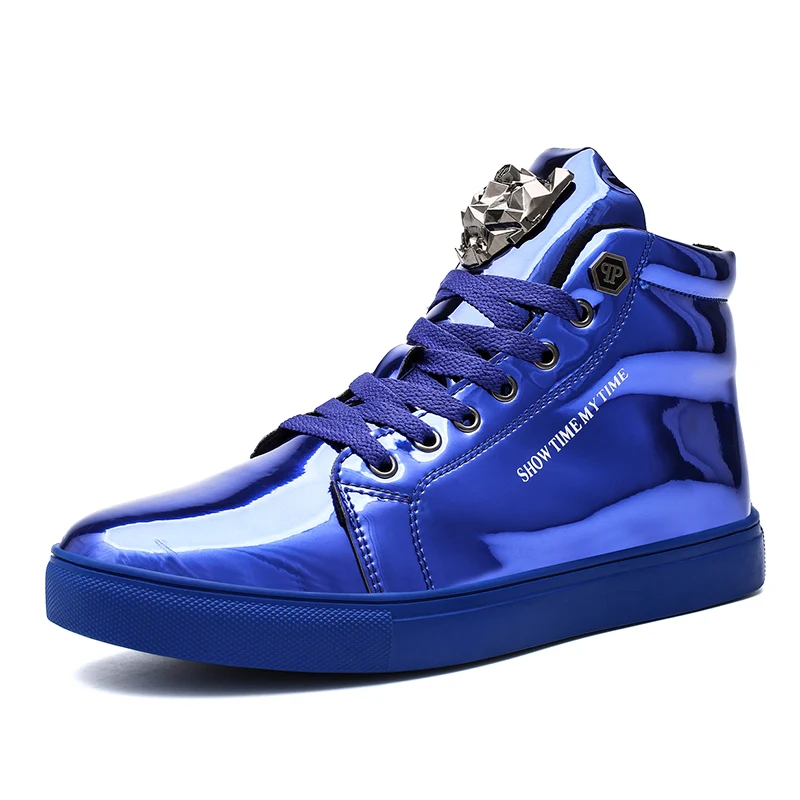 أحذية من الجلد الرجال أحذية رياضية حجم كبير 47 حذاء من الجلد الرجال الهيب هوب أحذية رياضية الرجال حذاء كاجوال أحذية تنيس #2