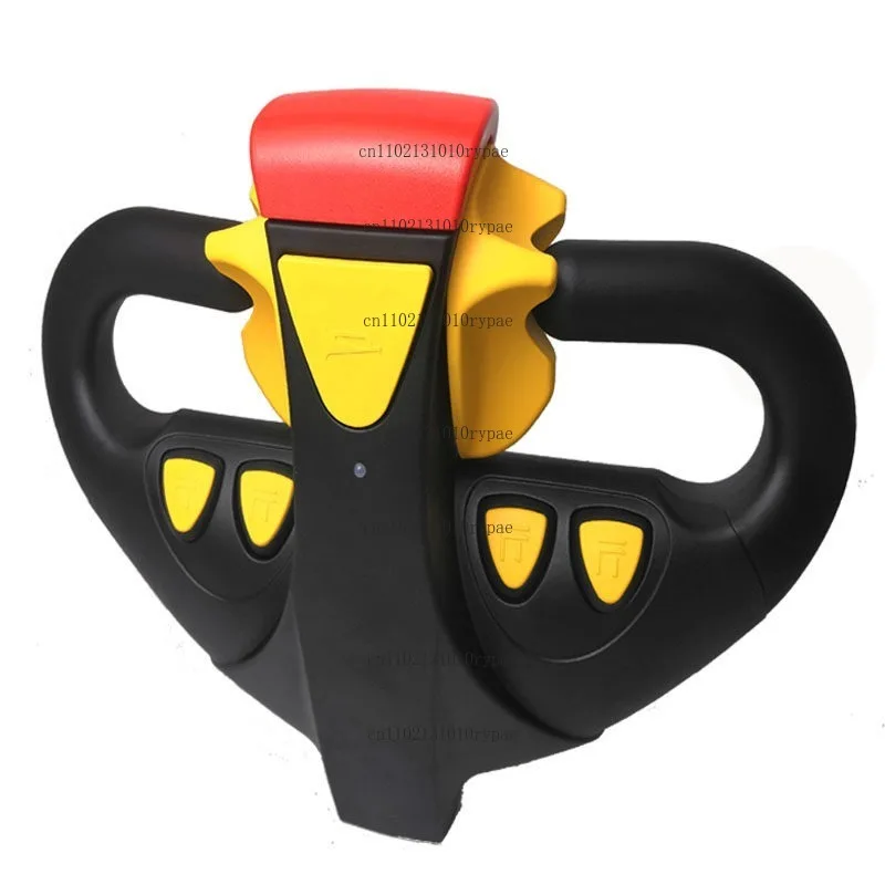 Electric handling stacking forklift lifting, forward, reverse and emergency handle throttle grip