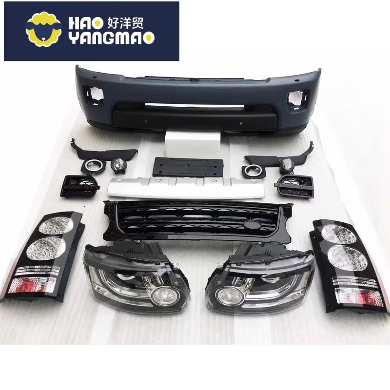 Suitable for Sporty Look For Land Discovery 4 Black Style ABS Plastic Bodykit