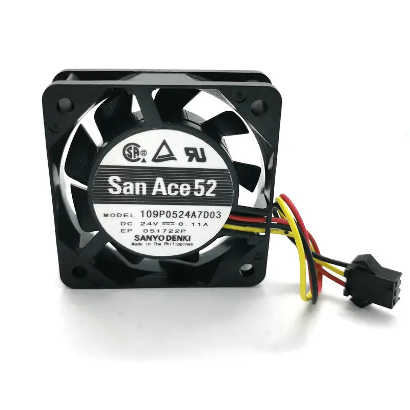 109P0524A7D03 DC24V 0.11A 50*50*15MM 5CM Alarm Signal Inverter cooling fan 109P0524H7D03 HZDO