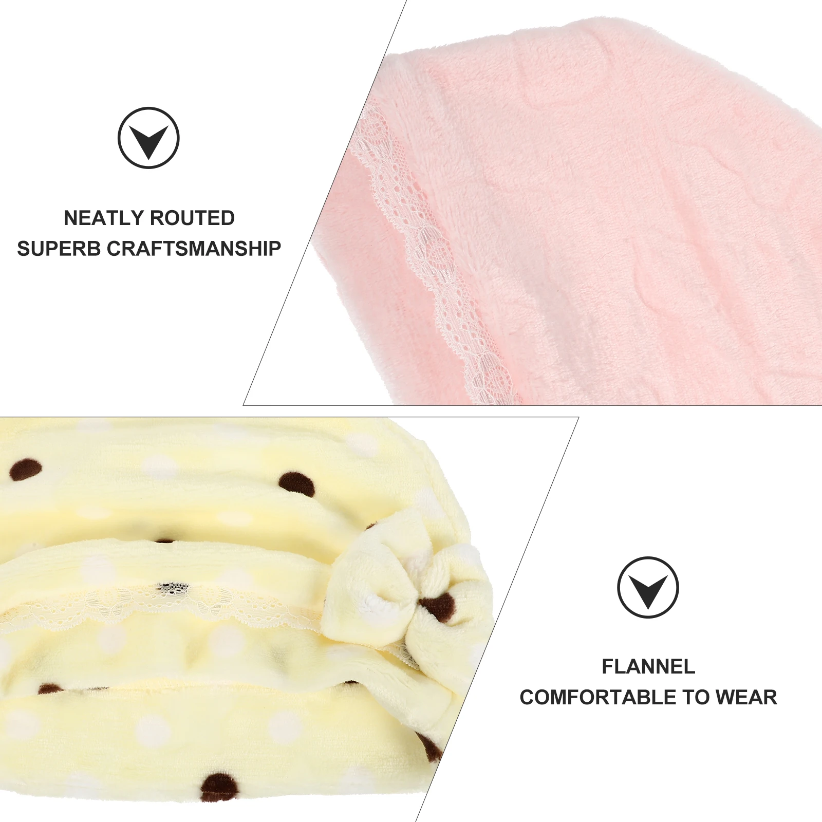 

Flannel Postpartum Hat Women Thick Winter Sleep Cap Confinement Hat Pregnant Lady Breathing Comfort Elastic Design Bright Color