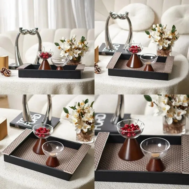 Luxury Modern Marble Desktop Tableware Tray Dried Fruit Home Interior Design Decoration