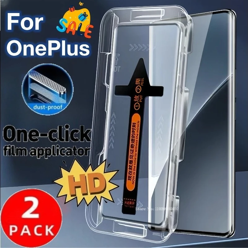 

2 шт. для OnePlus 13 12 11 10 9 8 Pro Защитная пленка из закаленного стекла для Oneplus 13R 12R 11R 10R с комплектом для установки