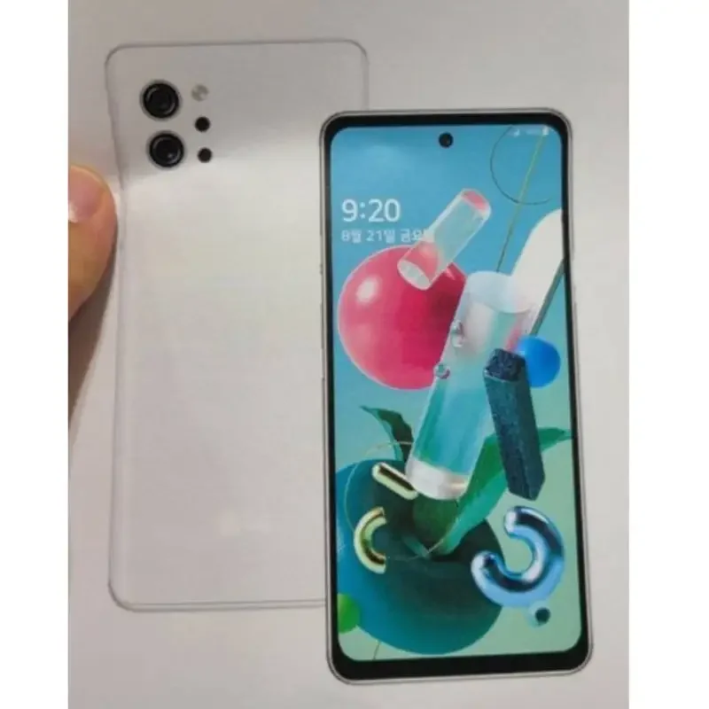 هاتف LG Q92 الذكي Snapdragon 765g شاشة 6.7 بوصة LCD 4000mAh 48MP + 32MP كاميرا نظام جوجل 4g/5g هاتف مستعمل